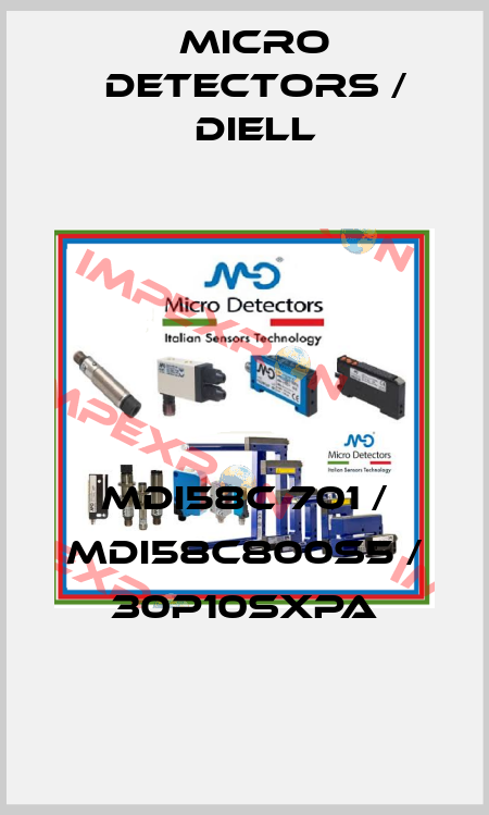 MDI58C 701 / MDI58C800S5 / 30P10SXPA
 Micro Detectors / Diell