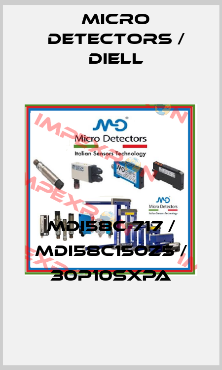 MDI58C 717 / MDI58C150Z5 / 30P10SXPA
 Micro Detectors / Diell