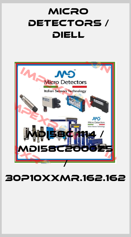 MDI58C 1114 / MDI58C2000Z5 / 30P10XXMR.162.162
 Micro Detectors / Diell