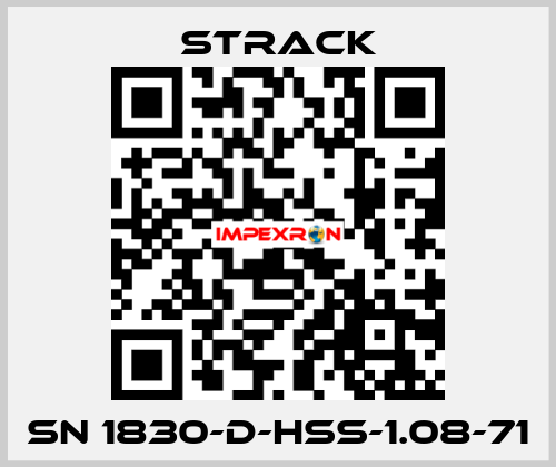 SN 1830-D-HSS-1.08-71 Strack