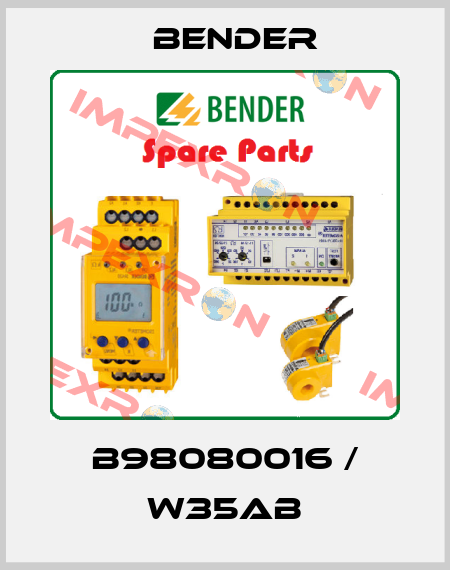 B98080016 / W35AB Bender