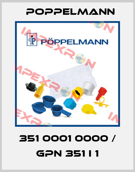 351 0001 0000 / GPN 351 I 1 Poppelmann