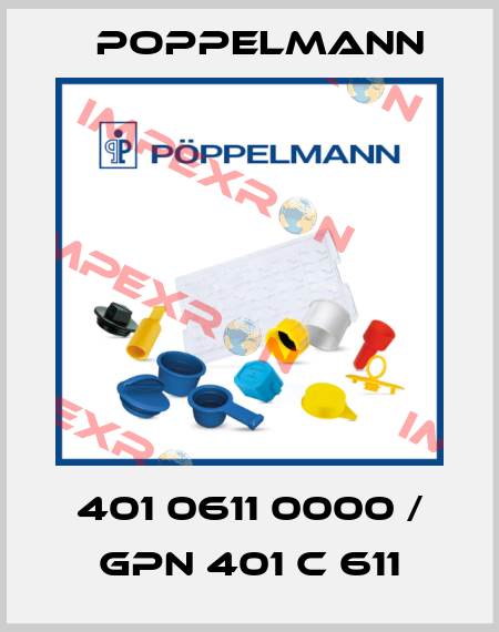 401 0611 0000 / GPN 401 C 611 Poppelmann
