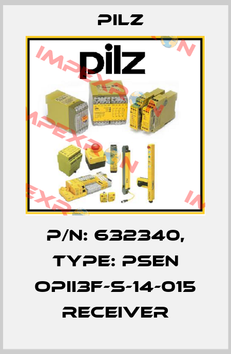 p/n: 632340, Type: PSEN opII3F-s-14-015 receiver Pilz