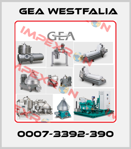 0007-3392-390 Gea Westfalia