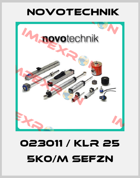 023011 / KLR 25 5K0/M SEFZN Novotechnik