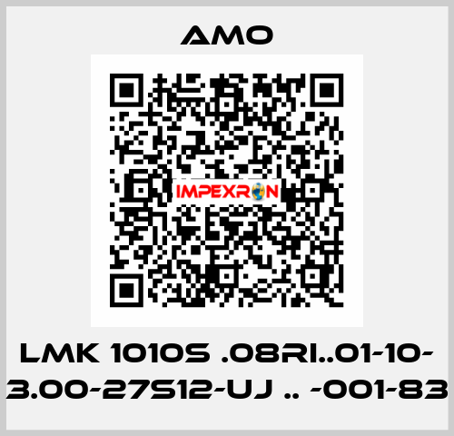 LMK 1010S .08RI..01-10- 3.00-27S12-UJ .. -001-83 Amo