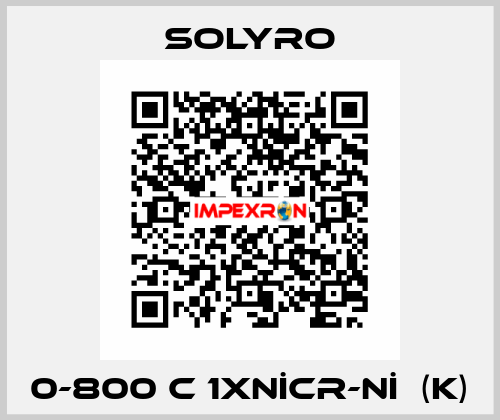  0-800 C 1XNİCR-Nİ  (K) SOLYRO