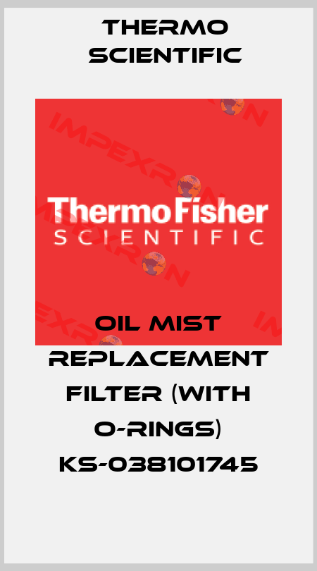 oil mist replacement filter (WITH O-RINGS) KS-038101745 Thermo Scientific