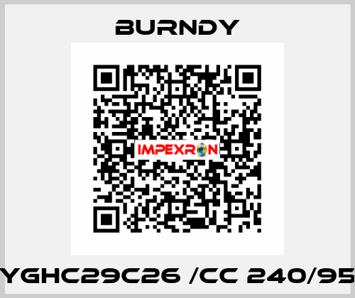YGHC29C26 /CC 240/95 Burndy