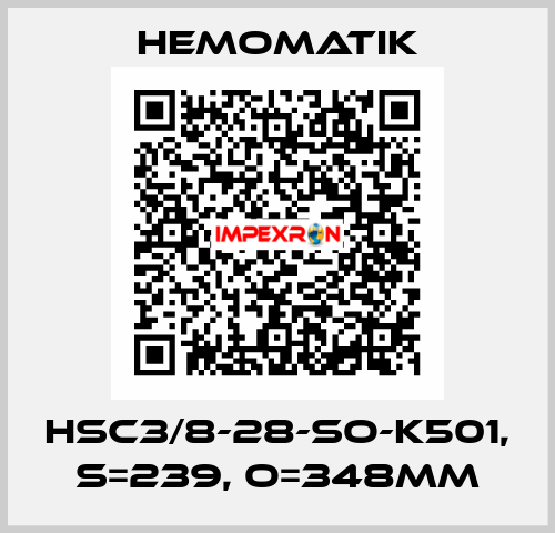 HSC3/8-28-SO-K501, S=239, O=348mm Hemomatik