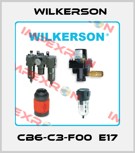 CB6-C3-F00  E17 Wilkerson