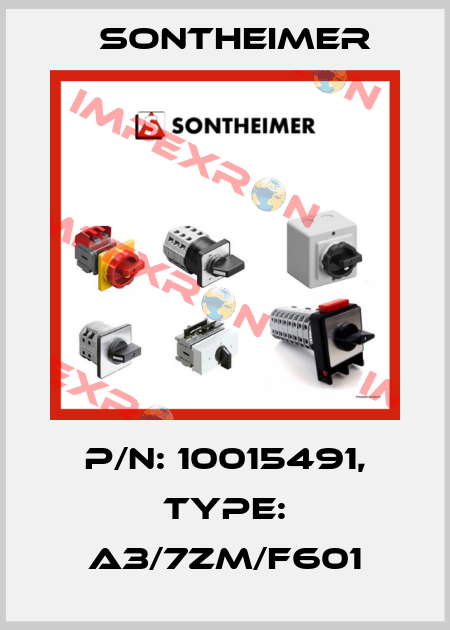 P/N: 10015491, Type: A3/7ZM/F601 Sontheimer