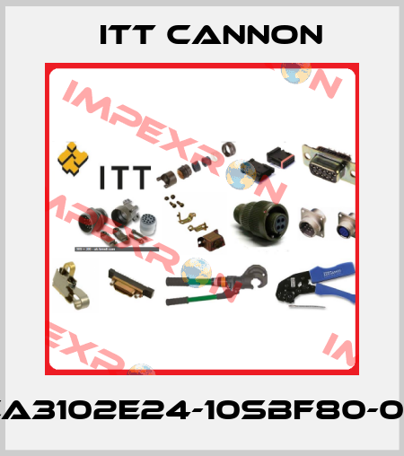 CA3102E24-10SBF80-05 Itt Cannon