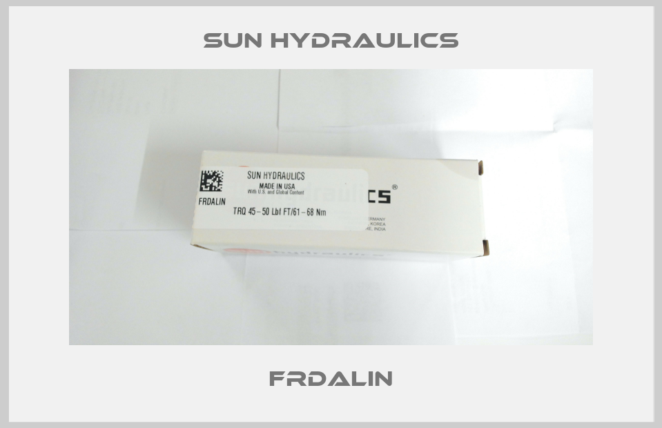 FRDALIN Sun Hydraulics