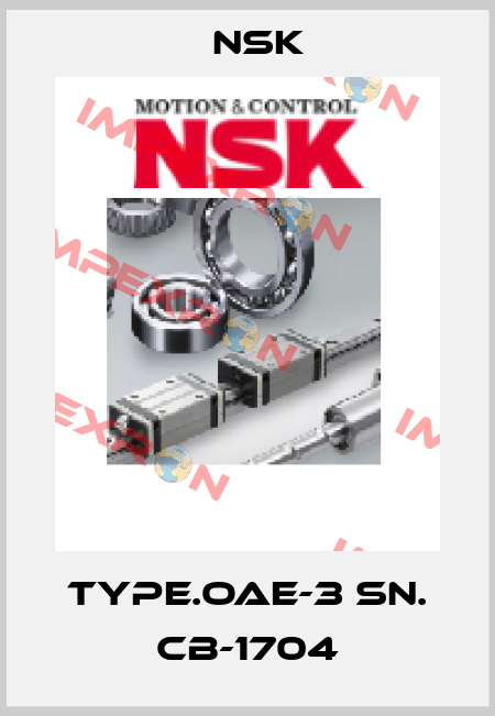 TYPE.OAE-3 SN. CB-1704 Nsk