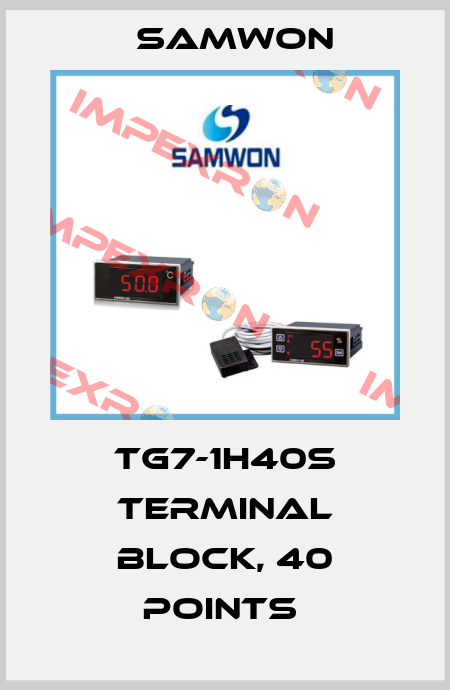 TG7-1H40S TERMINAL BLOCK, 40 POINTS  Samwon
