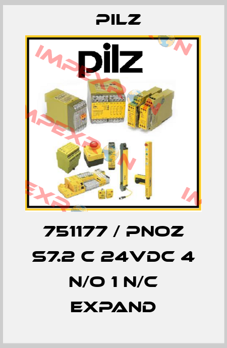 751177 / PNOZ s7.2 C 24VDC 4 n/o 1 n/c expand Pilz