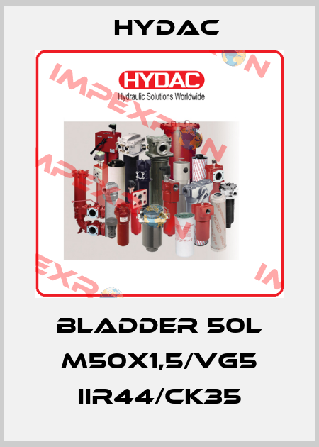 BLADDER 50L M50x1,5/VG5 IIR44/CK35 Hydac
