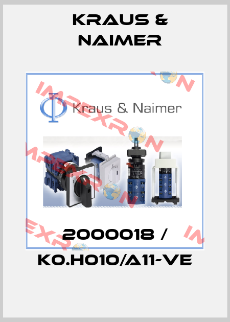 2000018 / K0.H010/A11-VE Kraus & Naimer