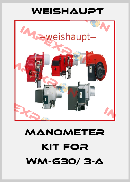 manometer kit for WM-G30/ 3-A Weishaupt