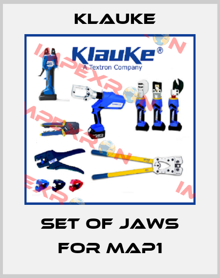 set of jaws for MAP1 Klauke