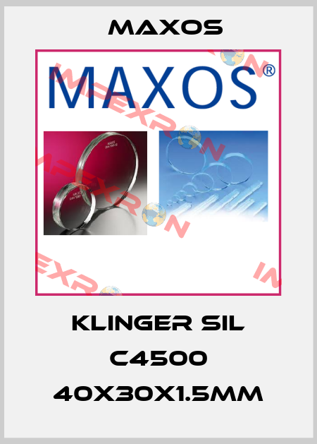 Klinger SIL C4500 40x30x1.5mm Maxos