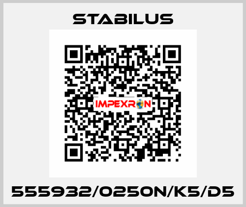 555932/0250N/K5/D5 Stabilus