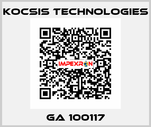 GA 100117 KOCSIS TECHNOLOGIES