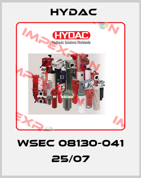 WSEC 08130-041 25/07 Hydac