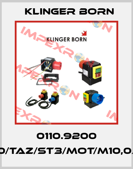 0110.9200 K900/TAZ/ST3/MOT/M10,0A/KL Klinger Born