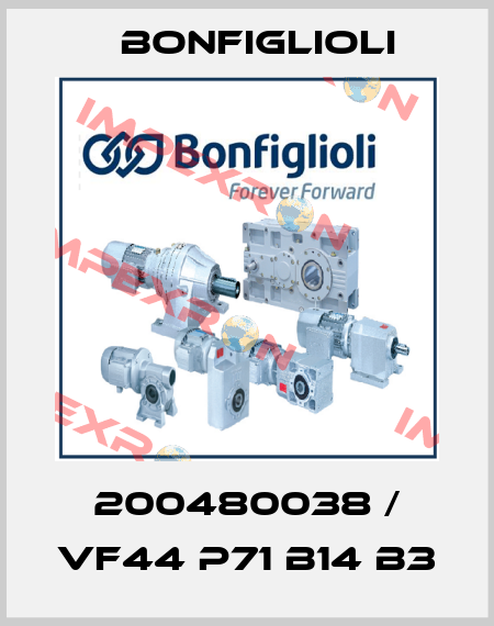 200480038 / VF44 P71 B14 B3 Bonfiglioli