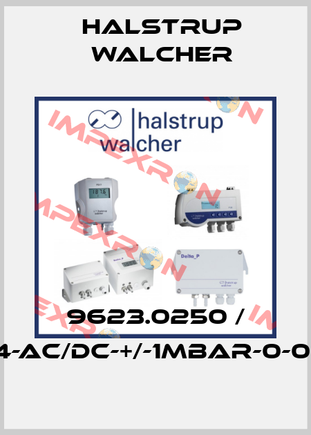 9623.0250 / PS17-4-AC/DC-+/-1mbar-0-0-1-16-0 Halstrup Walcher