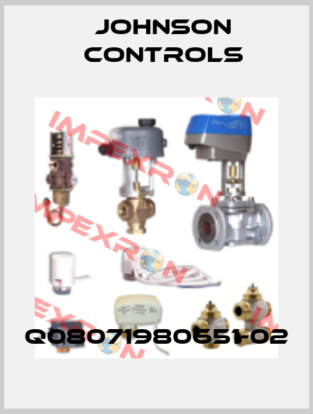 Q08071980651-02 Johnson Controls