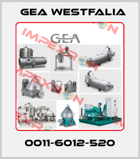 0011-6012-520 Gea Westfalia