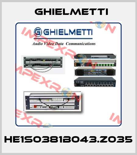 HE1S0381B043.Z035 Ghielmetti