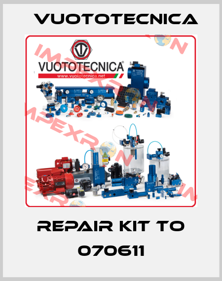 repair kit to 070611 Vuototecnica