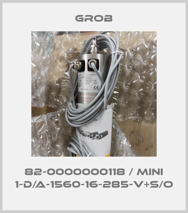 82-0000000118 / Mini 1-D/A-1560-16-285-V+S/O Grob
