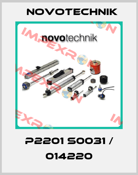P2201 S0031 / 014220 Novotechnik