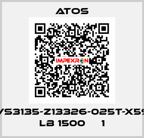 VS3135-Z13326-025T-X59 LB 1500 АС1 Atos