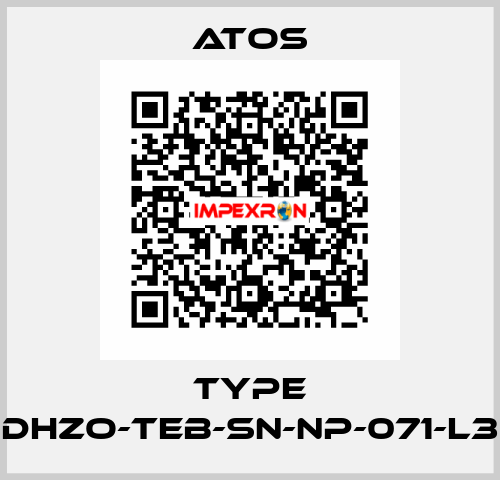 Type DHZO-TEB-SN-NP-071-L3 Atos