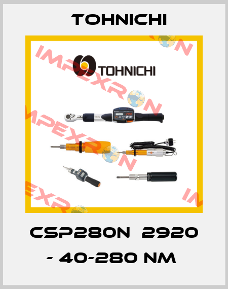 CSP280N  2920 - 40-280 Nm  Tohnichi