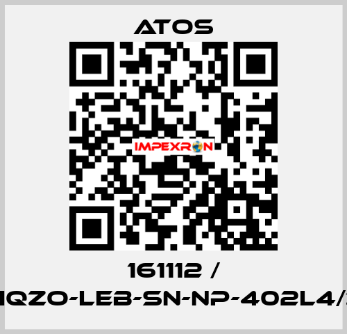 161112 / LIQZO-LEB-SN-NP-402L4/Z Atos