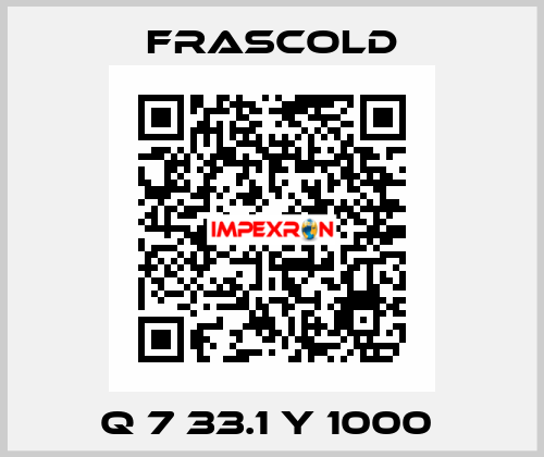 Q 7 33.1 Y 1000  Frascold