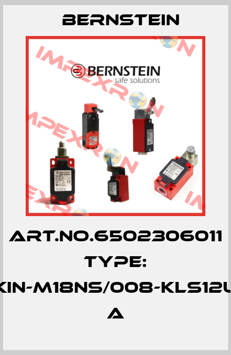 Art.No.6502306011 Type: KIN-M18NS/008-KLS12U         A Bernstein