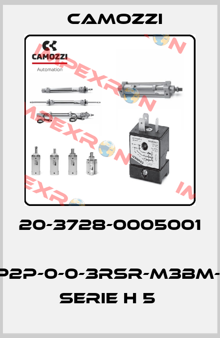 20-3728-0005001  HP2P-0-0-3RSR-M3BM-M SERIE H 5  Camozzi