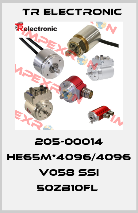 205-00014 HE65M*4096/4096 V058 SSI 50ZB10FL  TR Electronic