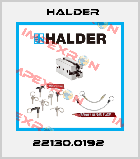 22130.0192  Halder
