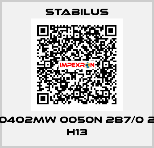 0402MW 0050N 287/0 2 H13 Stabilus