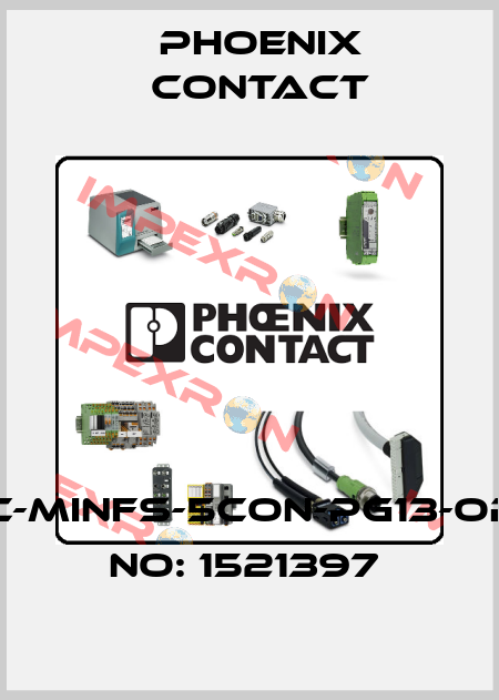 SACC-MINFS-5CON-PG13-ORDER NO: 1521397  Phoenix Contact